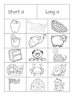 Short and Long Vowel Sorting Activity (with FREEbies!) Kindergarten Language Arts, Long Vowel, Kindergarten Ela, Phonics Words, Scissor Skills, Phonics Kindergarten, Teaching Ela, Teaching Language Arts, Word Sorts