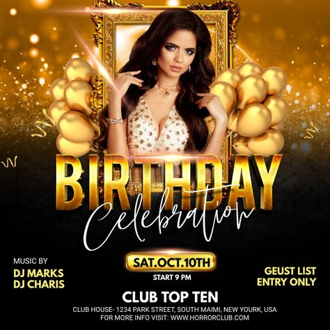 Customize 6,160+ Night Club Flyer Templates | PosterMyWall Birthday Psd Free Download, Invitation Card Birthday Party, Music Festival Photography, Free Psd Poster, Birthday Party Flyer, Free Flyer Design, Free Psd Flyer Templates, Festival Photography, Poster Idea