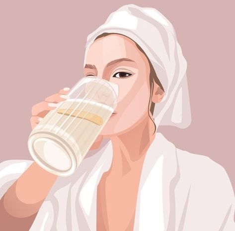 Dry Skin Illustration, Hanging Illustration, Skin Care Pictures, Drink Enough Water, Brightening Skincare, Skin Drinks, Instagram Branding Design, Girl Routine, Water Illustration