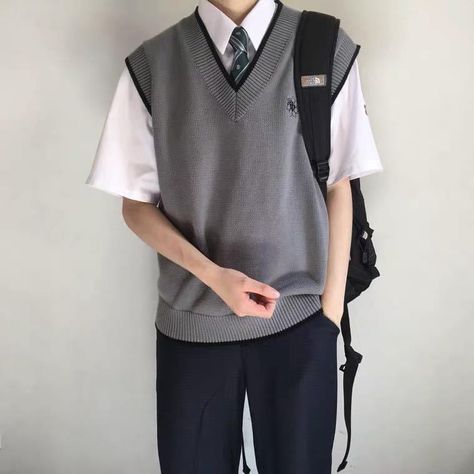 Uniform Outfits Aesthetic, School Uniform Outfits Aesthetic, Jean Valjean, Uniform Outfits, Aesthetic Men, School Uniform Fashion, School Uniform Outfits, Boys Uniforms, Uniform Fashion