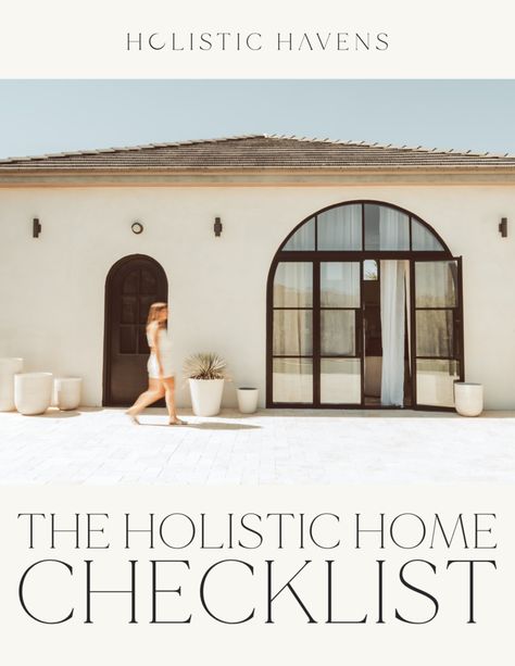 Learn how to create a holistic home with this free download! Holistic Interior Design, Holistic Architecture, Interior Design For Beginners, Holistic Home, Home Checklist, Inspiring Spaces, Design Inspiration, Real Estate, Interior Design