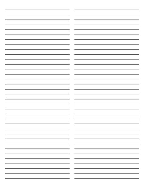 Blank Paper, Black Lines, Blank Page, Letter Paper, Lined Paper, Lined Page, White Paper, Free Printable, Quick Saves