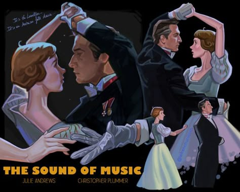 Fren Sound Of Music Movie, Christopher Plummer, The Sound Of Music, Musical Plays, Musical Art, Music Fans, Gay Art, Girls Cartoon Art, Sound Of Music