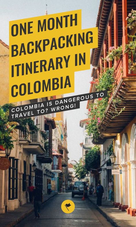 One Month Backpacking Itinerary in Colombia  - Colombia is dangerous to travel to Backpacking Itinerary, Colombia Country, Colombia Travel Guide, South America Travel Destinations, Travel Colombia, Visit Colombia, Backpacking South America, Colombia Travel, South America Travel