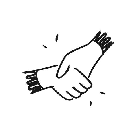 Handshake Illustration Art, Thumbs Up Sketch, Hand Drawn Website Design, Hand Drawn Illustration Style, Sketch Graphic Design, Hand Drawn Illustrations, Handshake Sketch, Business Illustration Design, Hands Illustration Simple