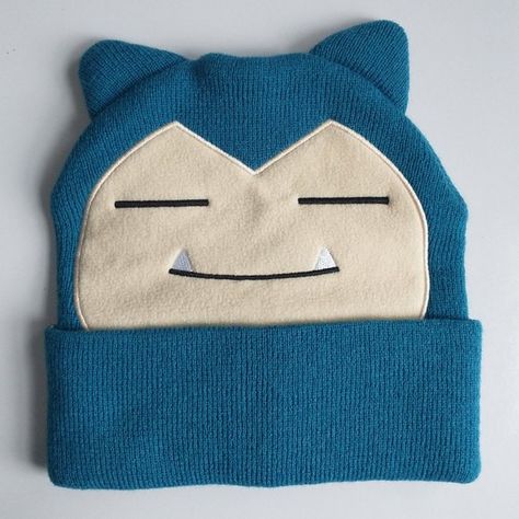 Snorlax Pokemon Beanie Pokemon Beanie, Snorlax Pokemon, Pokemon Accessories, Spirit Halloween, Pokemon, Halloween, Closet, Fashion Tips, Blue