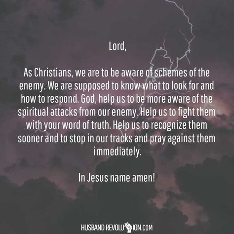 Prayer: Recognizing Spiritual Attack Life Skills Kids, Silent Prayer, Spiritual Attack, Prayer For Family, In Christ Alone, Christian Prayers, Daily Prayers, Biblical Quotes, Dear Lord