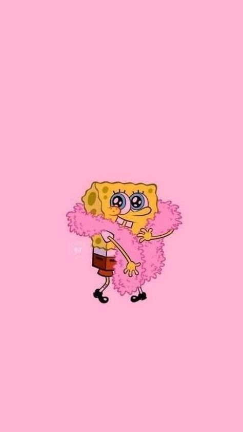 Spongebob wallpaper Patrick cute cool aesthetic krusty krab Hair, Pink