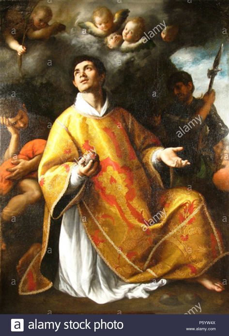 Download this stock image: English: St. Stephen the Martyr  N/A. N/A 544 Fabrizio Santafede - St. Stephen the Martyr - P5YW4X from Alamy's library of millions of high resolution stock photos, illustrations and vectors. St Stephen, Saint Stephen, Multiple Images, The Kingdom Of God, Wikimedia Commons, Photo Image, Vector Illustration, High Resolution, Stock Images