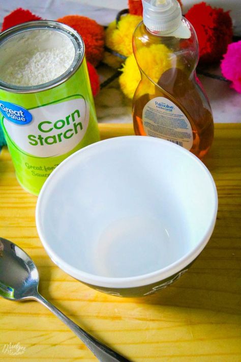 Slime Recipe Cornstarch, 1 Ingredient Slime, Cornstarch Slime, Science Prek, Dish Soap Slime, Butter Slime Diy, 2 Ingredient Slime, Butter Slime Recipe, Slime Kids