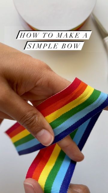 Monica Crafts It All on Instagram: "Rainbow ribbons all day long 🌈🎀. #pridemonth #hairbow #hairbowtutorial #bow #bowtutorial #rainbow #ribbon #crafty #diy" Rainbow Ribbon Craft, Rainbow Ribbons, Diy Crayons, Ribbon Craft, Hair Bow Tutorial, Rainbow Bow, Rainbow Ribbon, Diy Rainbow, Bows Diy