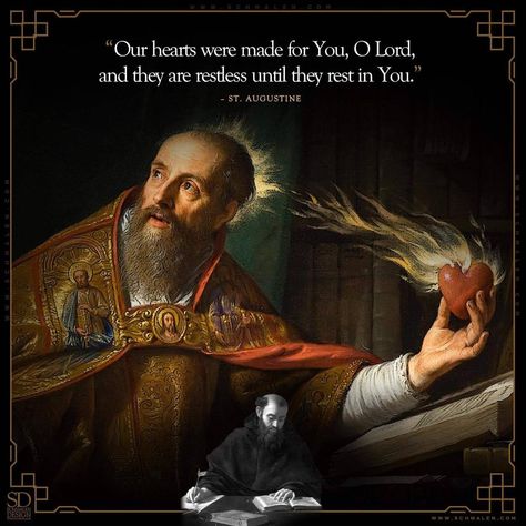 St Augustine Of Hippo, St Augustine Quotes, Catholic Artwork, St Monica, Saint Thomas Aquinas, Augustine Of Hippo, Saint Quotes Catholic, Life Learning, Saint Quotes