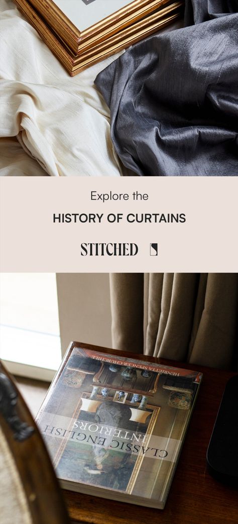 We're fascinated by the history of curtains - their origins, design and how they've evolved over the years. We've put all our findings into one blog. So grab a cuppa and explore the history of window apparel! Bespoke Curtains, Eco Fabric, Made To Measure Curtains, Contemporary Home, Curtains With Blinds, Contemporary House, The History, Over The Years, Blinds