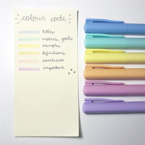 Notes Colour Coding, Highlighter Meaning Study, Colors For Each School Subject, Color Coding School Subjects, Subject Color Coding, Bible Colour Code, Highlighter Color Code, Highlighting Books Ideas, Color Code Notes Key