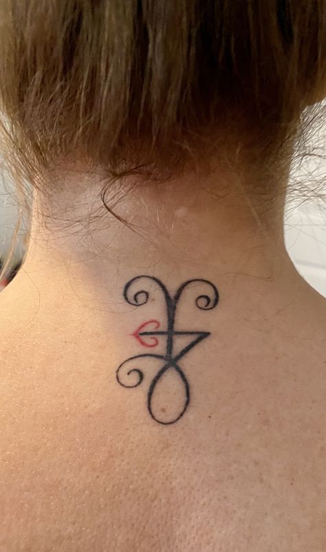 Aries and Capricorn combined - my children Aries And Capricorn Combined Tattoo, Aries And Capricorn Tattoo Together, Capricorn And Aries Tattoo, Aries Capricorn Tattoo, Aries Couple Tattoos, Angel Devil Tattoo, Wrap Around Wrist Tattoos, Aries Symbol, Aries And Capricorn