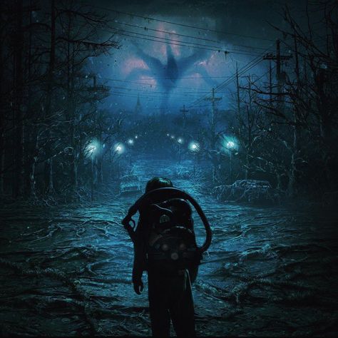 Stranger Things Concept Art, The Upside Down Aesthetic, The Upside Down Stranger Things, Upside Down Stranger Things, Stranger Things Upside Down, Monster Sketch, Mind Flayer, Dark Souls Art, Stranger Things Art