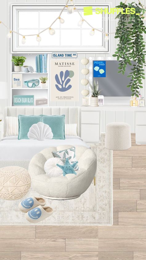 Created by keira_softball4life on Shuffles Surf Room Decor, Coastal Room Decor, Ocean Room Decor, Teen Room Designs, Beachy Room Decor, Beach Room Decor, Ocean Room, Beachy Room, Beach Room