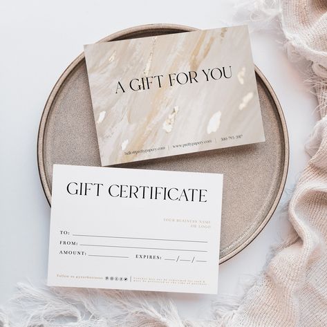 This Editable Gift Certificate Template is fully editable and features a modern design. Edit all wording, font, font color, and the background color to match your brand / event style. Our gift certificate templates are the perfect choice for businesses and individuals alike. Make a lasting impression customers or your loved ones. 🔆 𝐃𝐄𝐌𝐎: Copy and paste the link below into a new Browser Tab/Window: https://www.corjl.com/d/3B255P * Desktop editing is recommended! On a mobile device, you are l Gift Voucher Design Templates, Gift Certificate Design, Christmas Gift Tags Template, Gift Voucher Design, Printable Gift Certificate, Voucher Design, Gift Card Template, Merry Christmas Gift Tags, Birth Announcement Template