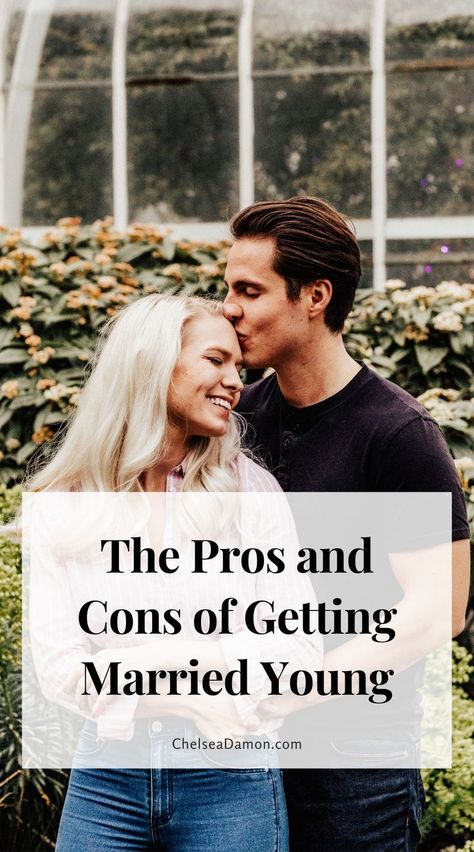 Should you get married young? Or should you wait to get married? It's a tough question that, in my opinion, doesn't have a right answer. Couples work out because of their humility, willingness to work together, ability to forgive, and set goals.

That said, there are positives and negatives to when you decide to get married. Getting Married Young, Wife Advice, Married Life Quotes, Dating A Married Man, Better Marriage, Marrying Young, Marriage Therapy, Marriage Material, Mom Encouragement