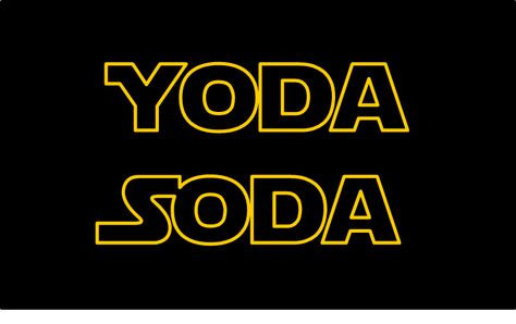 Yoda Soda Yoda Soda, Star Wars Themed Birthday Party, Finn Poe, Soda Labels, Luke Leia, Star Wars Birthday Party, Star Wars Birthday, Star Wars Party, Disney Theme