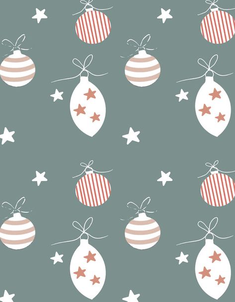 Christmas Boho Wallpaper, Christmas Ornament Wallpaper, Boho Christmas Ornaments, Ornament Wallpaper, Powerpoint Backgrounds, Boho Wallpaper, Christmas Inspo, Boho Christmas, Muted Tones