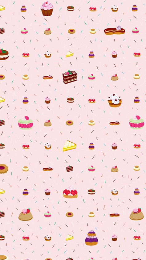 Pink background cute cake H5,wallpaper pattern，wallpaper pattern vector Cool Wallpaper Iphone Vintage, Computer Wallpaper Pattern, Cupcakes Wallpaper, Cake Wallpaper, New Wallpaper Iphone, Whatsapp Wallpaper, Food Wallpaper, Wallpaper Accent Wall, Trendy Wallpaper