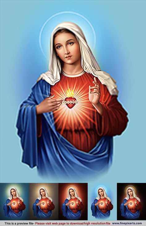 Immaculate Heart of Mary 87 MB Heart Of Mary Tattoo, Immaculate Heart Of Mary Tattoo, Mother Mary Wallpaper, Mary Wallpaper, Mother Mary Tattoos, Tattoo On Chest, Mother Mary Pictures, Blessed Mother Statue, Sacred Heart Tattoos