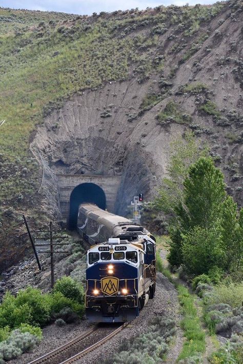 Coming out of a tunnel Rocky Mountaineer, Train Tunnel, Iron Horse, Photo Frame Gallery, Rocky Mountains, Pacific Northwest, Coming Out, Beautiful Nature, Rocky