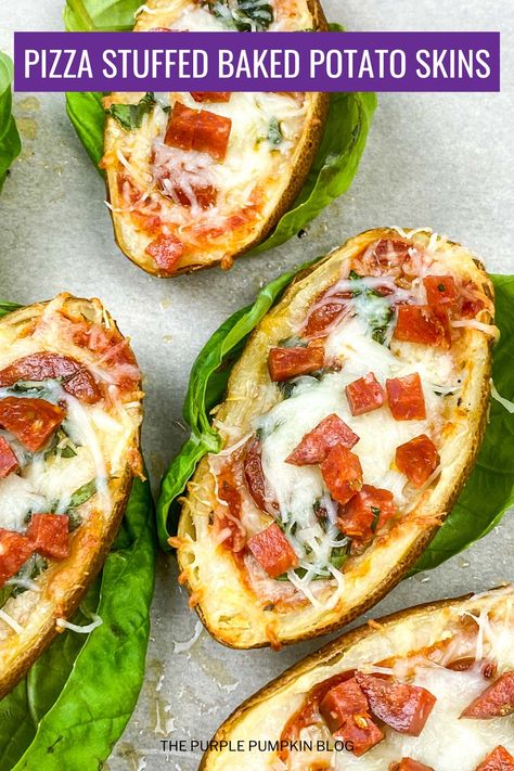 Stuffed Potato Skins, Stuffed Baked Potato, Potato Skins Recipe, Recipe For Pizza, Crispy Potato Skins, Potatoe Skins Recipe, Baked Potato Skins, Stuffed Potato, Food Scales