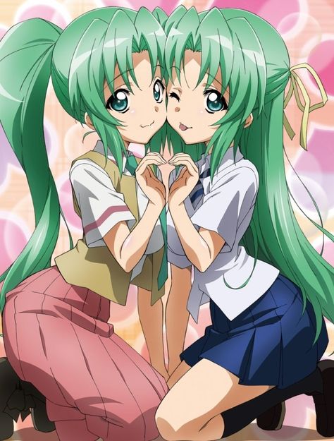 Original When They Cry Higurashi No Naku Koro Ni Sonozaki Shion and Sonozaki Mion Shion Sonozaki, Japanese 90s, Digital Graphics Art, Higurashi When They Cry, 90s Anime Aesthetic, Higurashi No Naku Koro Ni, Strange Events, 얼굴 그리기, Moe Anime