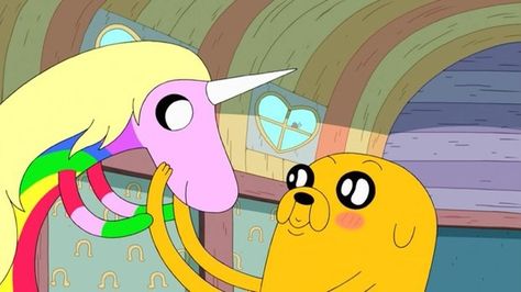 Jake And Rainicorn, Lady Rainicorn, Jake The Dogs, Bojack Horseman, Adventure Time Anime, Halloween Cosplay, Cartoon Network, Reaction Pictures, Adventure Time