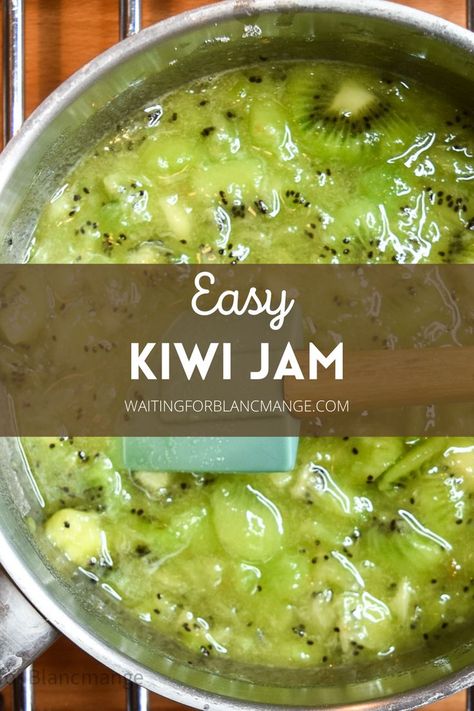 Kiwi Jelly Recipe, Kiwi Jam Recipe, Kiwi Jam, Fruit Jam Recipes, Kiwi Recipes, Recipe With Lemon, Baked Pork Chops Oven, Bbq Pork Chops, Slow Cooker Ham