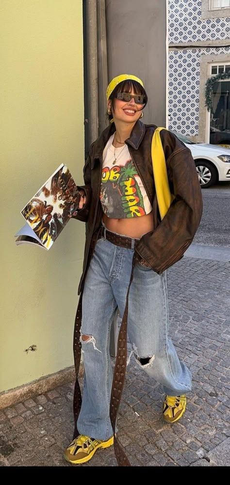 Funk Outfit For Women, Reggae Style Outfits, Tinashe Concert Outfit, Rnb Aesthetic Outfit, R&b Outfit Ideas, Look Reggae, Reggae Aesthetic Outfit, Reggae Outfit Women, Rnb Outfit