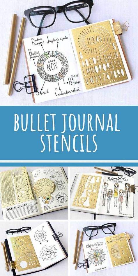 It is so much quicker to draw out my bullet journal layouts with a stencil like this - they're the best! Journal Stencils, Bullet Journal Stencils, Journal Layouts, Bullet Journal Hacks, Journal Books, Bujo Ideas, Bullet Journal Mood, Bullet Journal Notebook, Bullet Journal Layout