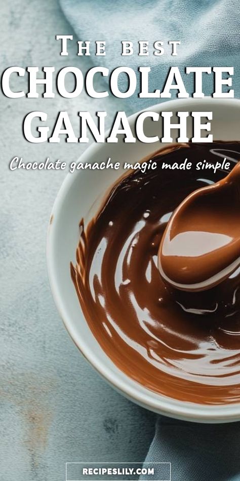 Dive into the world of rich and silky chocolate ganache! This simple recipe is your go-to for creating chocolate magic that elevates any dessert. Perfect for drizzling over cakes, filling pastries, or just enjoying by the spoonful. Let's whip up some deliciousness! Best Chocolate Cake Filling, Whipped Ganache Filling, Chocolate Garnish Ideas, Easy Ganache Recipe, Best Chocolate Ganache, Ganache Recipe Easy, Chocolate Filling For Cake, Homemade Chocolate Sauce, Whipped Chocolate Ganache