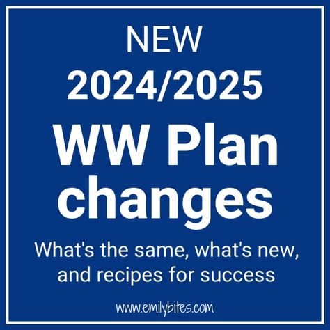 New WW Points Program Changes 2024/2025 - Emily Bites Ww Zero Points Recipes, Ww New Plan 2025, Ww Zero Point Foods 2024, New Ww Plan 2025, Weight Watchers Calculator Ww Points, Weight Watcher Food List With Points, Ww Cheat Sheet, Zero Point Weight Watchers Recipes 2024, Weight Watchers 0 Point Snacks