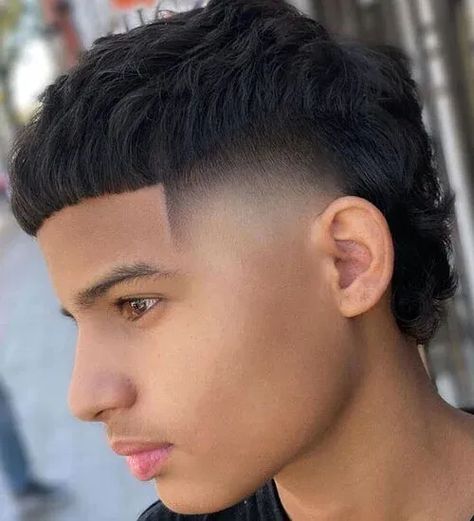 Textured Mexican Mullet with Temp Fade and Line Up. This flattering Mexican hairstyle for men is a stylish and popular choice that will transform your vibe and elevate your look.