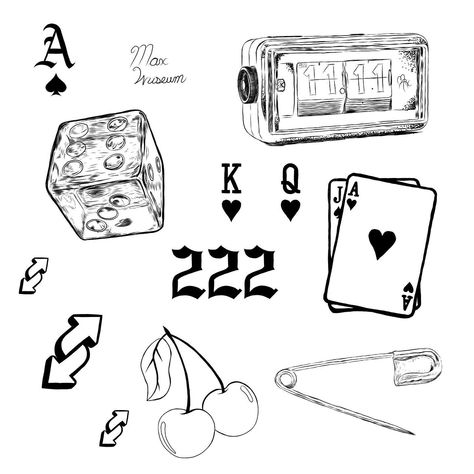 Max Wuseum Tattoo Flash #002 #aceofspades #ace #king #queen #jack #dice #tattooflash #clock #222 #cherrys #safetypin #uno #unoreversecard Spade Finger Tattoo, Ace And Joker Card Tattoo, Dice Cherry Tattoo, Dice On Fire Tattoo, Ace Of Diamonds Tattoo, Jack Card Tattoo, 4 Aces Tattoo, Queen Card Tattoo, Uno Tattoo