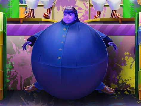 Willy Wonka Blueberry, Calorie Counting Diet, Violet Beauregarde, Blueberry Girl, Candy House, Halloween 4, Peyton List, Halloween Costume Outfits, Fandom Funny