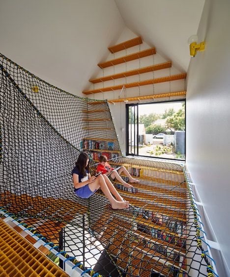 Tower House, Melbourne House, Climbing Wall, Dream House Ideas, Indoor Play, Design Room, Playroom Decor, Kid Room, Dream Rooms