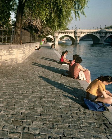 Paris Aesthetic Summer, Paris Summer Aesthetic, France In Summer, Paris 90s, Paris On Film, Paris France Aesthetic, France Bridge, Paris In Summer, Paris Bridge