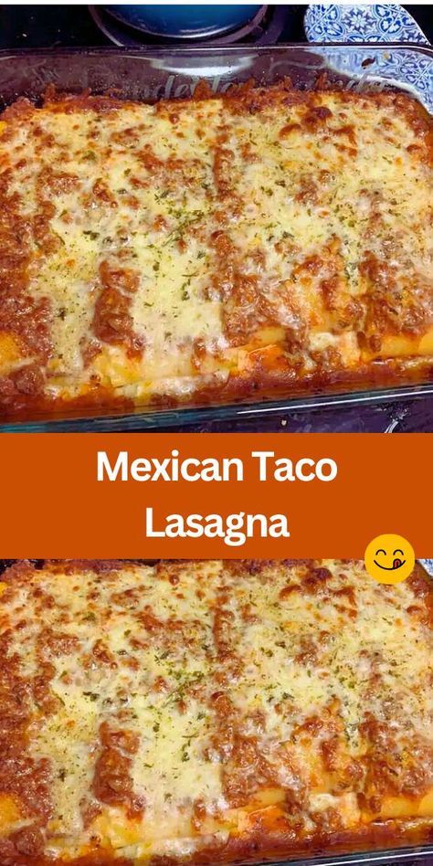 Try this Mexican Taco Lasagna for a quick and easy dinner! This recipe combines layers of soft tortillas, seasoned ground beef, nacho cheese, and diced tomatoes for a flavorful meal. Perfect for family dinners, meal prep, or a weeknight treat. Top with sour cream, guacamole, and cilantro for extra flavor. This dish is sure to be a hit! Mexican Taco Lasagna Recipe, Taco Lasagna With Tortillas, Mexican Taco Lasagna, Mexican Lasagne, Recipes With Diced Tomatoes, Mexican Lasagna Recipe, Taco Lasagna Recipe, Sausage Hashbrown Breakfast Casserole, Mexican Lasagna Recipes