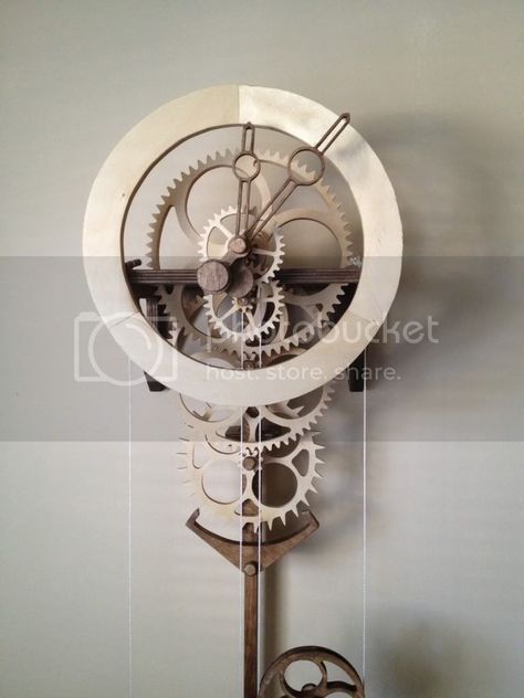 Simple Clock, Wooden Gear Clock, Wooden Clocks, Wooden Gears, Gear Clock, Cnc Projects, Wood Clocks, Wooden Clock, Floor Fan