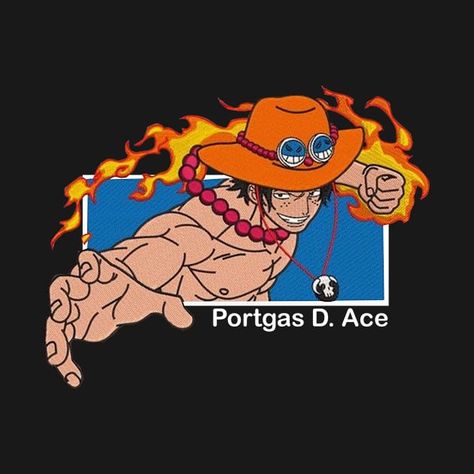 Check out this awesome 'Portgas+D.+Ace+One+Piece+anime+design' design on @TeePublic! Portgas D Ace One Piece, Ace One Piece, One Piece Merchandise, Stickers Anime, Portgas D Ace, One Piece Ace, Anime Tees, Anime Design, One Piece Comic