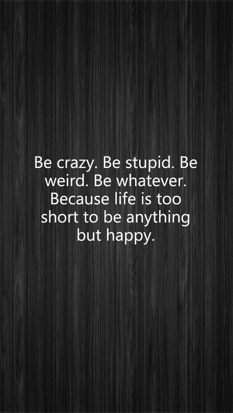 Go out , enjoy this pretty day , meet new people, make new friends , laugh and make laugh, sweat it out and do whatsoever that makes you happy.. Life's too short and the worlds too beautiful . Enjoy the ride son.. YOLO... Praj :D Short Mottos, Be Weird, Quotes Instagram, Quotes Short, Life Quotes Love, Quote Life, Perfection Quotes, Life Is Too Short, Super Quotes