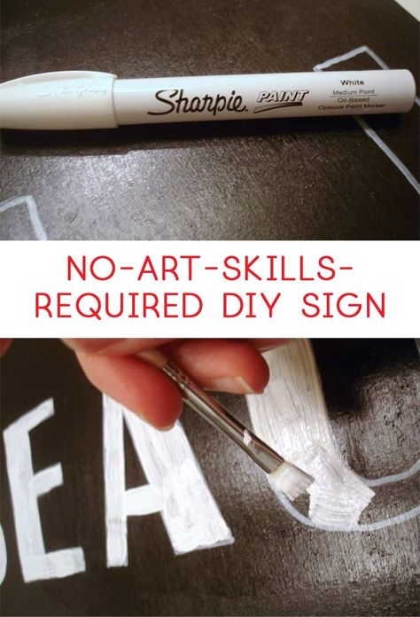 White Sharpie, Chalkboard Writing, Marker Crafts, Wooden Signs Diy, Wooden Welcome Signs, How To Make Signs, Diy Wood Signs, Painted Wood Signs, Letter Stencils