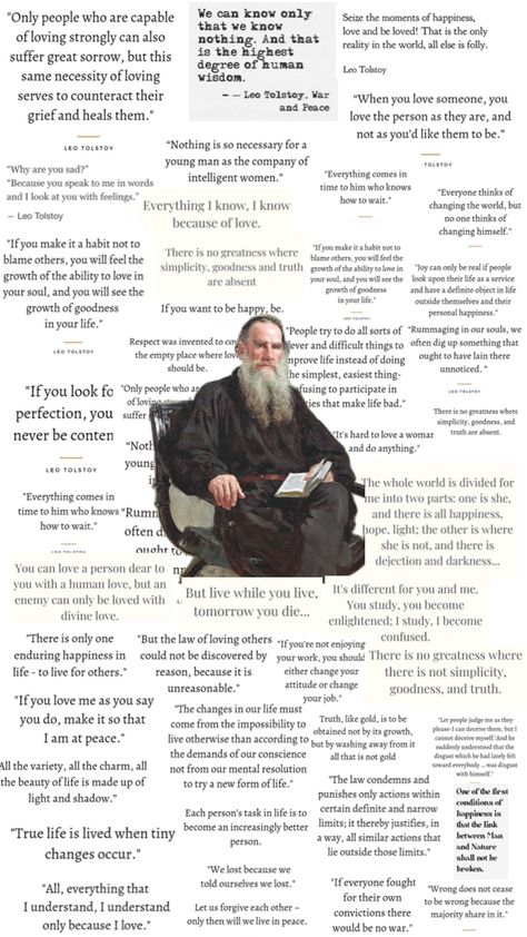 Background Collage Aesthetic, English Literature Quotes, Leo Tolstoy Quotes, Tolstoy Quotes, Classic Literature Quotes, Background Collage, Quotes Background, Literature Humor, Leo Tolstoy