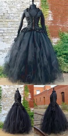 Camp Foods, Black Casual Dresses, Dresses Cosplay, Cosplay Aesthetic, Odd Fashion, Halloween Prop, Halloween Tree, Goth Wedding, Wedding Black