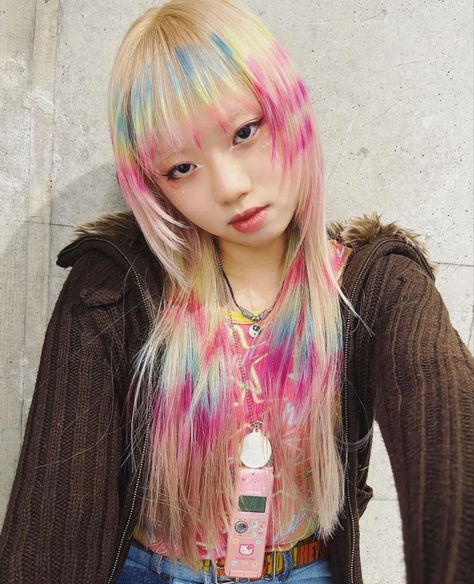 Dr Hairstyles, Harajuku Hair, Hair Dyed, Dyed Hair Inspiration, Pretty Hair Color, Hair Reference, Hair Inspiration Color, Cut My Hair, Hair Inspo Color