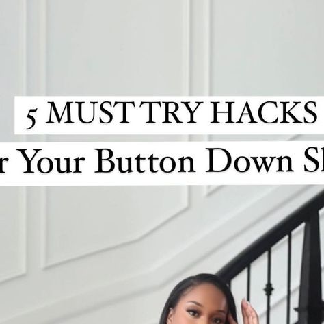 How To Cross Tuck Button Down Shirt, How To Tie Oversized Shirt Tees, Ways To Wear A Button Up Shirt, Button Down Shirt Hacks, Tying Oversized Shirt, Shirt Tuck, Close Pin, Crab Pasta, Style Scrapbook